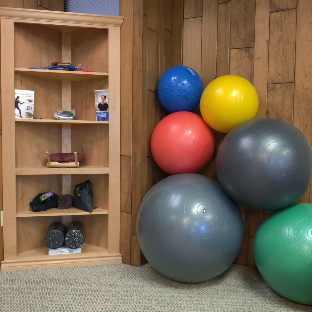 Chiropractic Clinic Tour: Yoga Balls Therapy Balls Exercise Balls