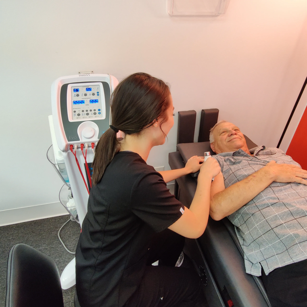 Chiropractic Clinic Tour: E-stim and therapeutic ultrasound