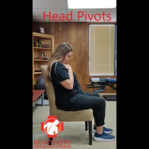 Neck range of motion exercise head pivots