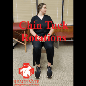 Chin Tuck Rotations Exercise physical therapy