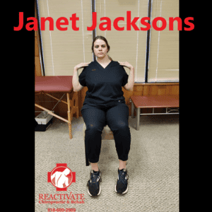 Janet Jackson Head Shifts exercise for neck pain and mobility range of motion.